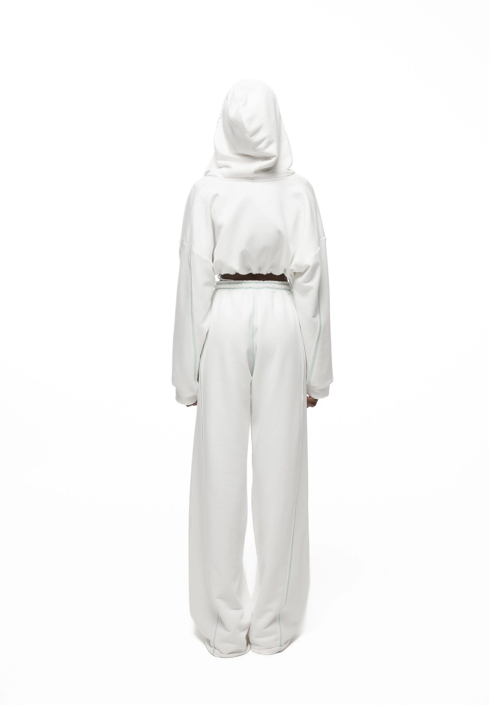 Джоггеры MILK MIAMI в белом цвете - 40-42 (XS-S) - Молочный