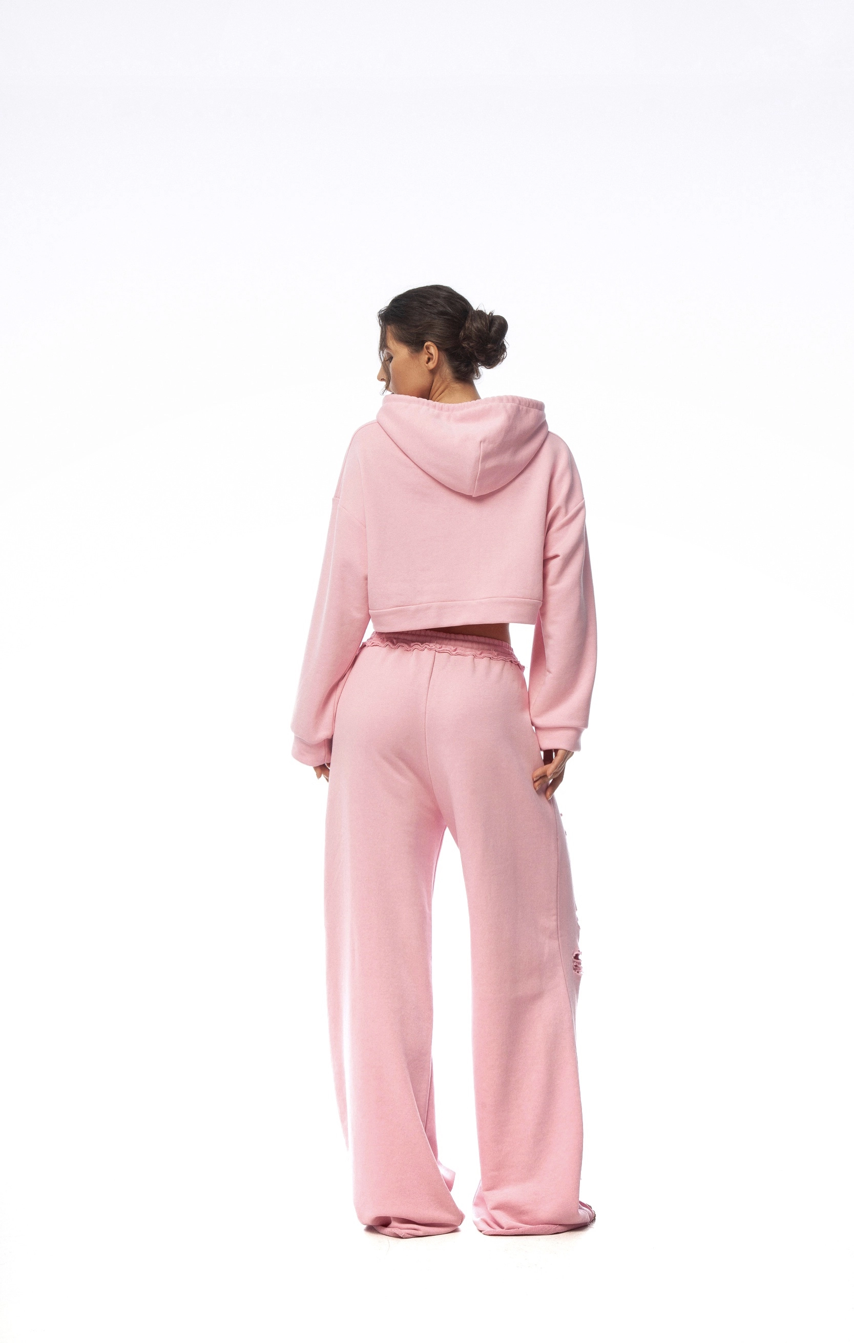 Худи PINK GRUNGE в розовом цвете - One size - Розовый