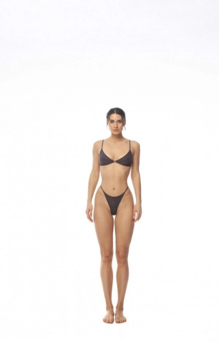 Комплект белья GRAPHIT GRUNGE NAKED в цвете графит - One size - Темно-серый
