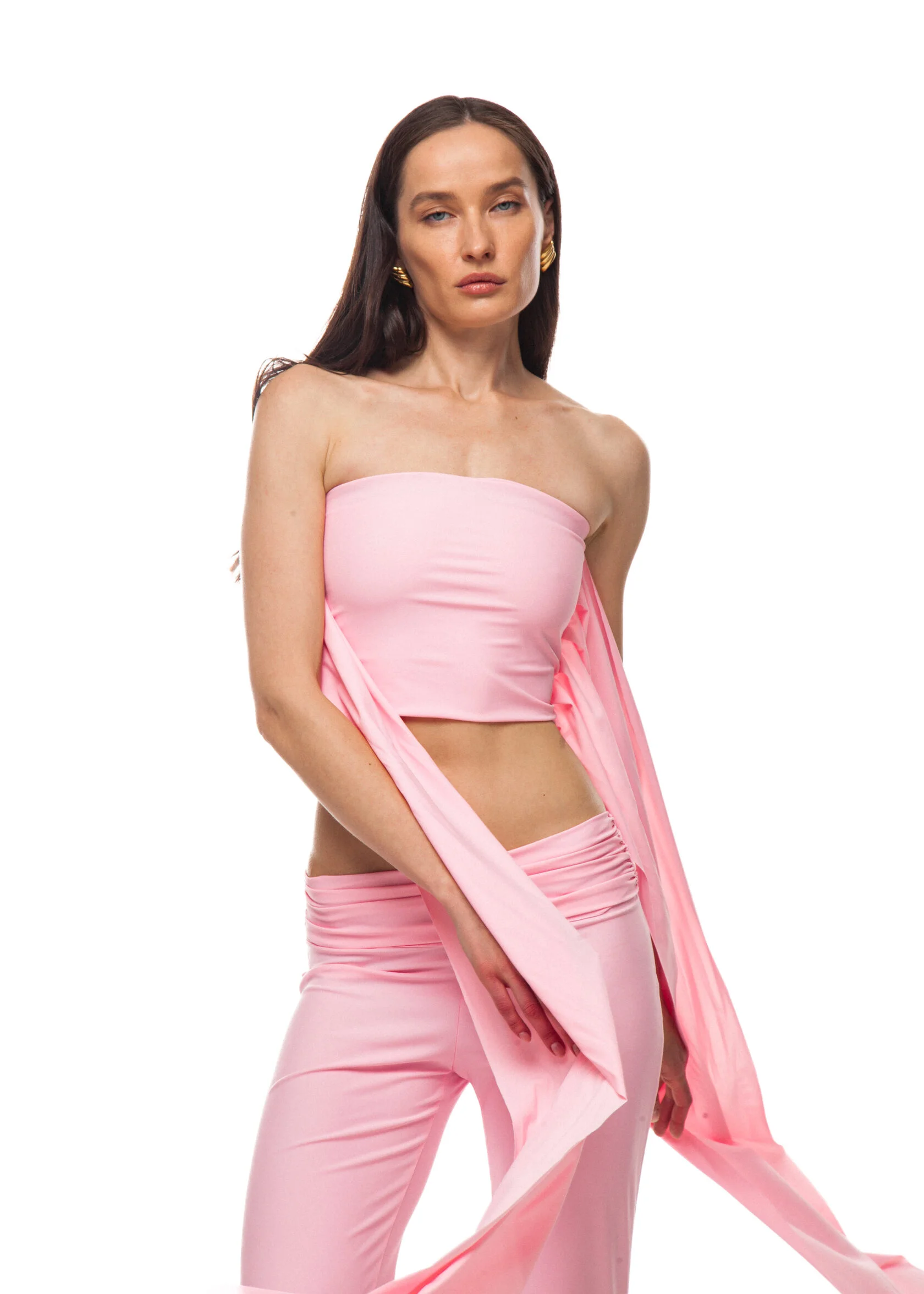 Топ VENITA в цвете розовый барби - 40-42 (XS-S) - Розовый